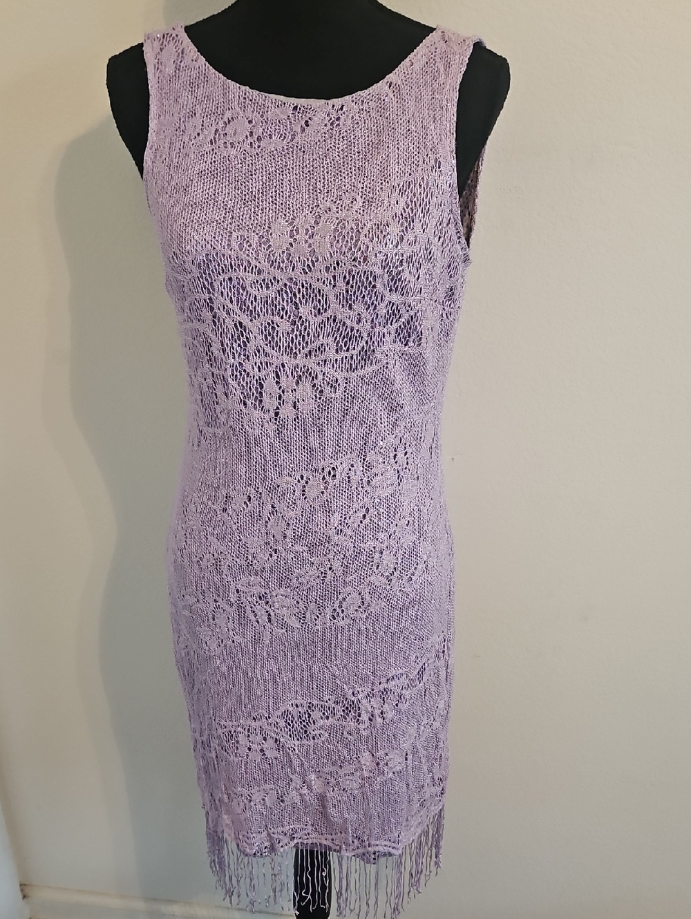 Sleeveless Lavender Dress